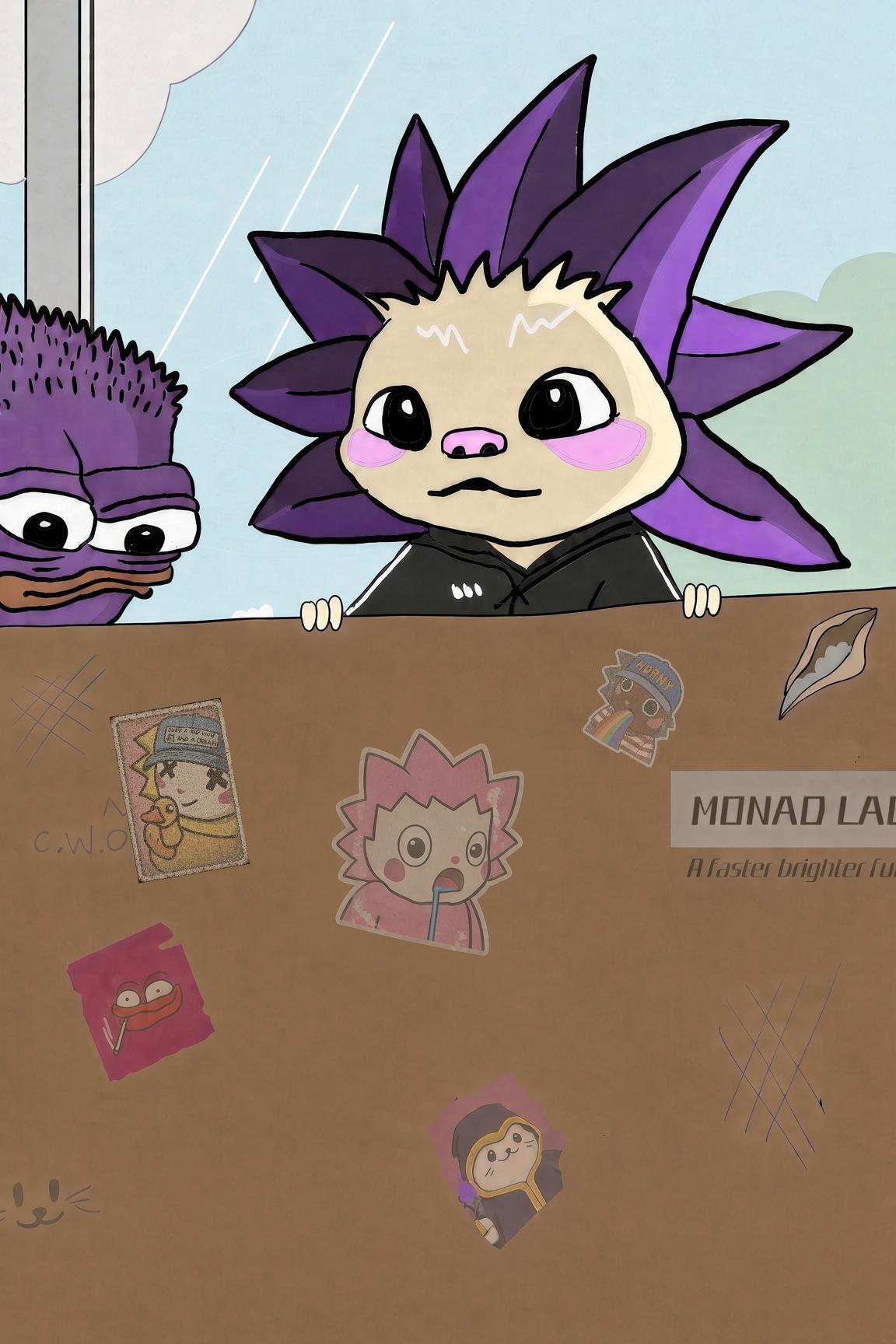Chog the hedgehog and Monchel the tortoise at the desk